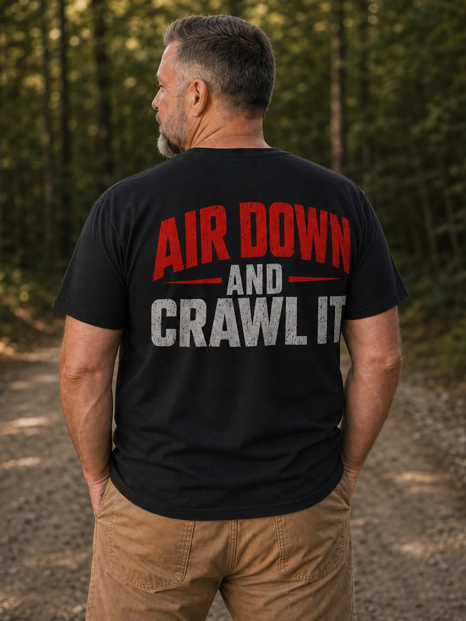 Air Down & Crawl It Graphic Tee – PEJC Red product image (1)