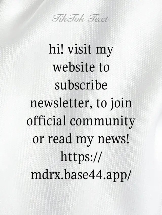 hi! visit my website to subscribe newsletter, to join official community or read my news! https://mdrx.base44.app/ You can register to the community bia Email-, Apple-, Google- or Facebook login. Registering is secured and safe.  #link #fyp #trending #madonnarox #viral 