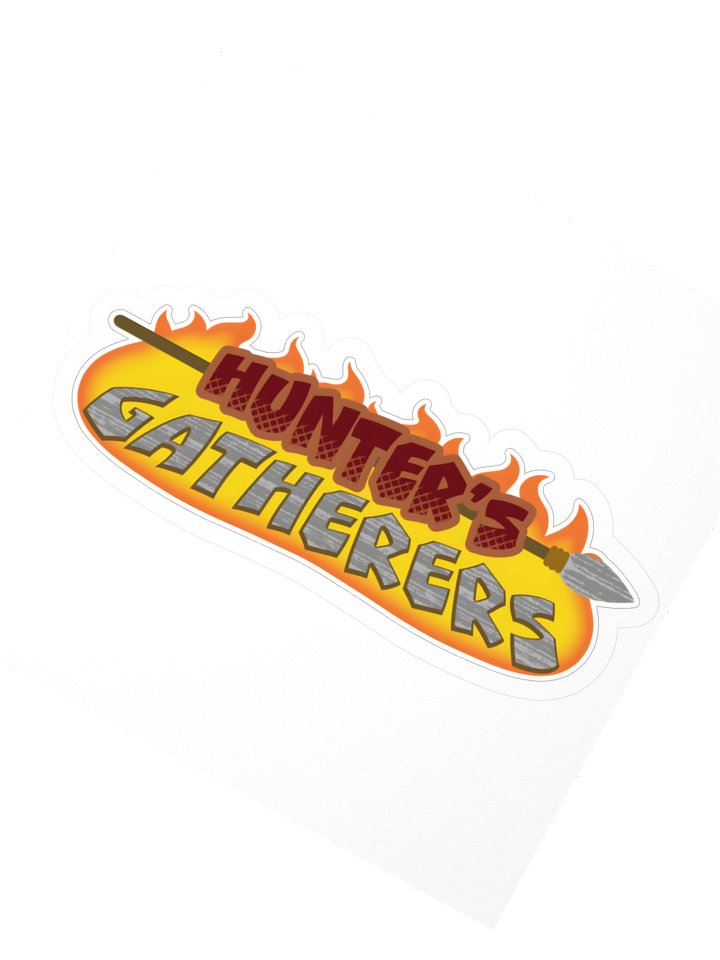 Hunter's Gatherers Wide Logo Sticker product image (2)