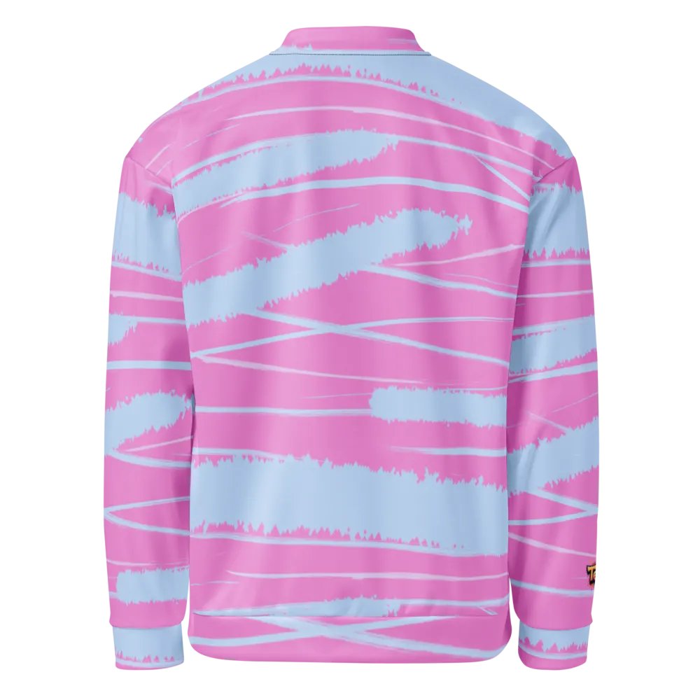 Vibrant Brush Strokes All-Over Bomber Jacket product image (4)
