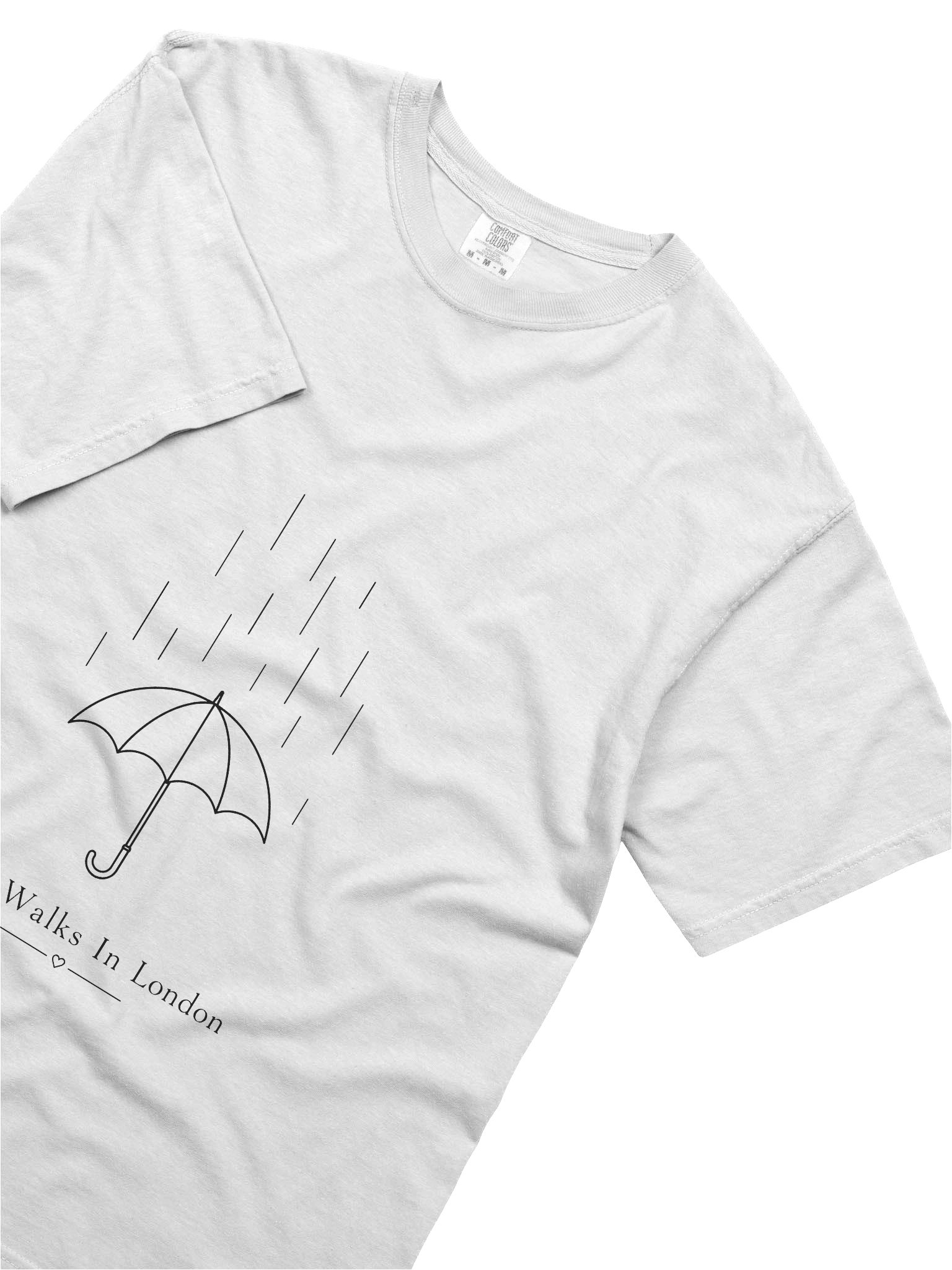 Comfort Colors Garment-Dyed Heavyweight T-Shirt | Minimal Umbrella Design product image (5)