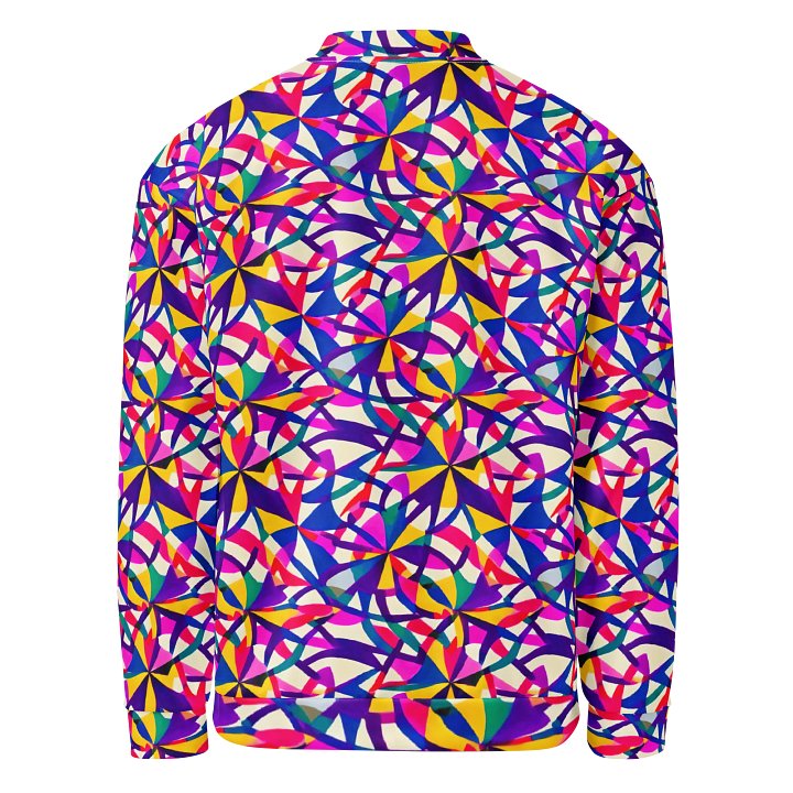 Rainbow Shapes Bomber Jacket product image (2)