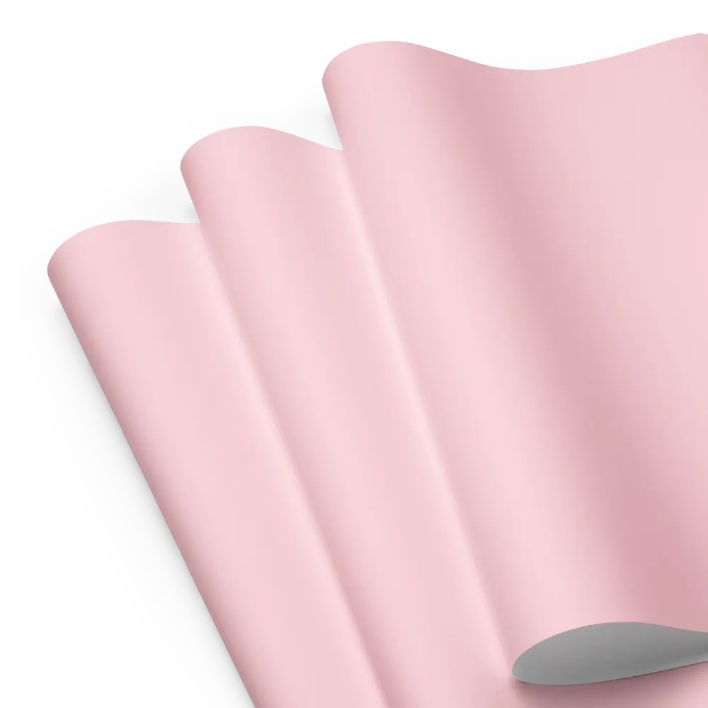 Pale Pink Solid Holiday Christmas Wrapping Paper Sheets (3) product image (8)