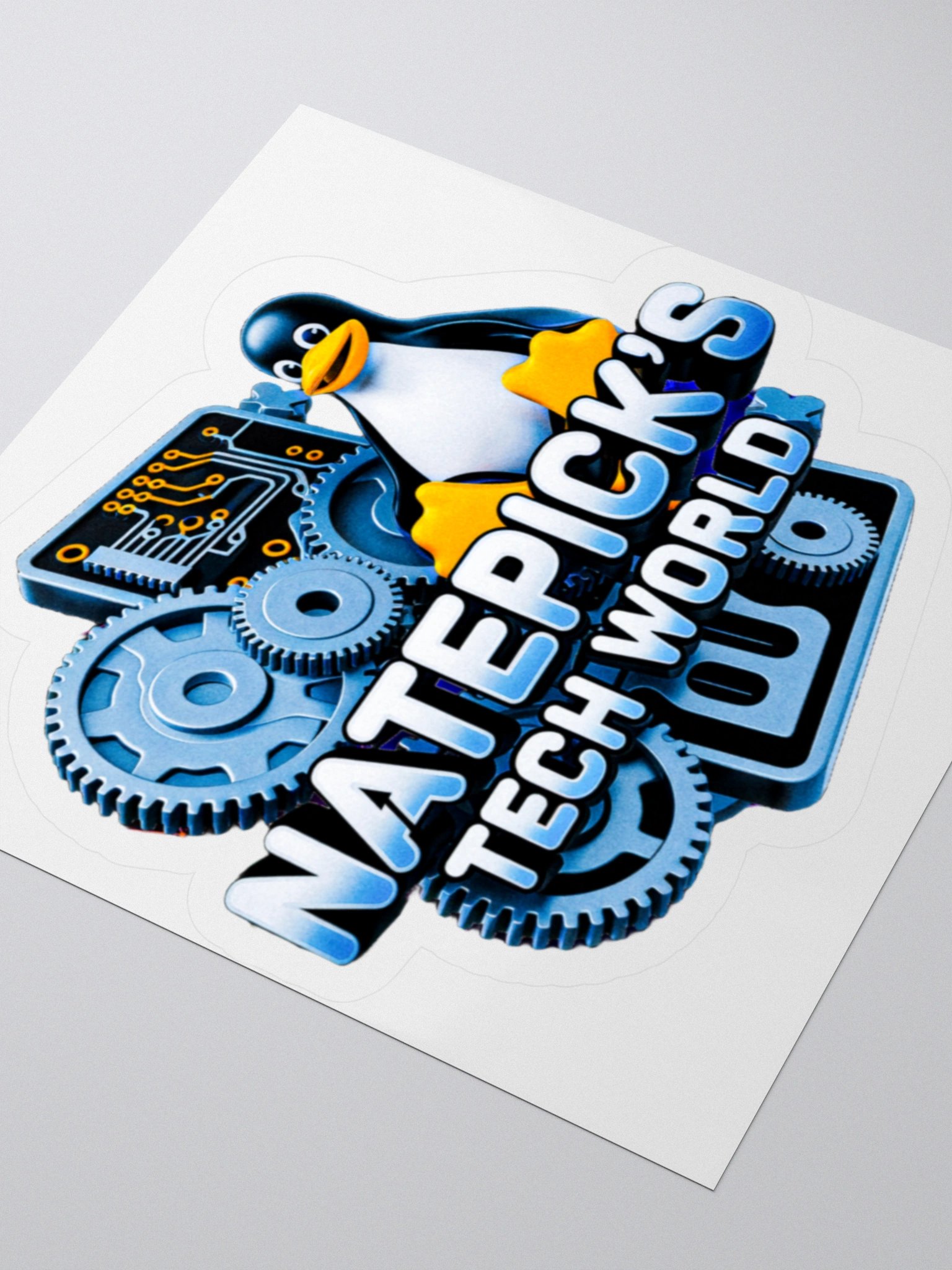 NatePick's Tech World Sticker product image (7)