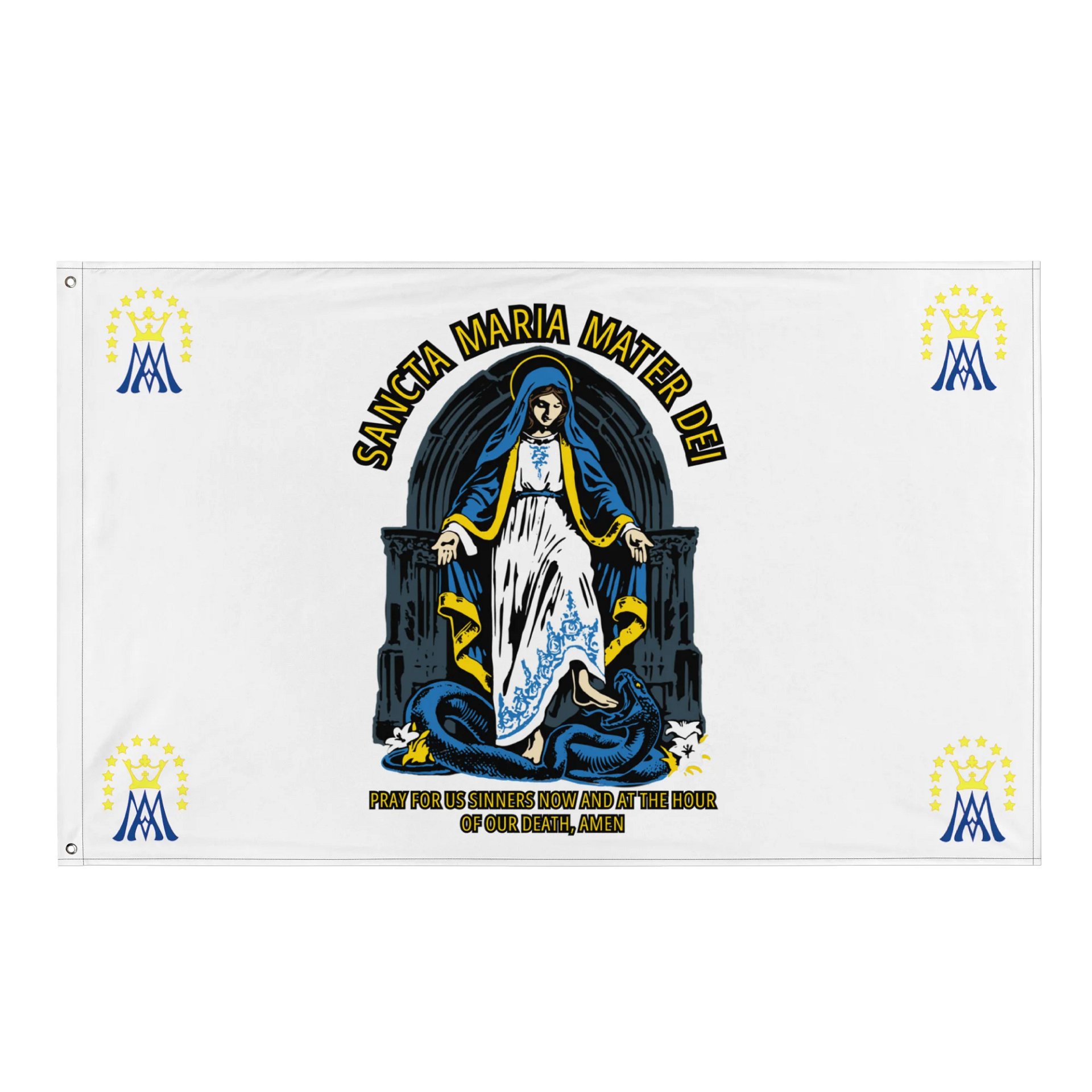 Most Holy Mary Theotokos Ora Pro Nobis Flag product image (1)