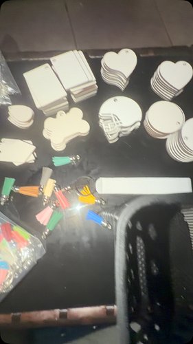 These are the keychains shapes available.