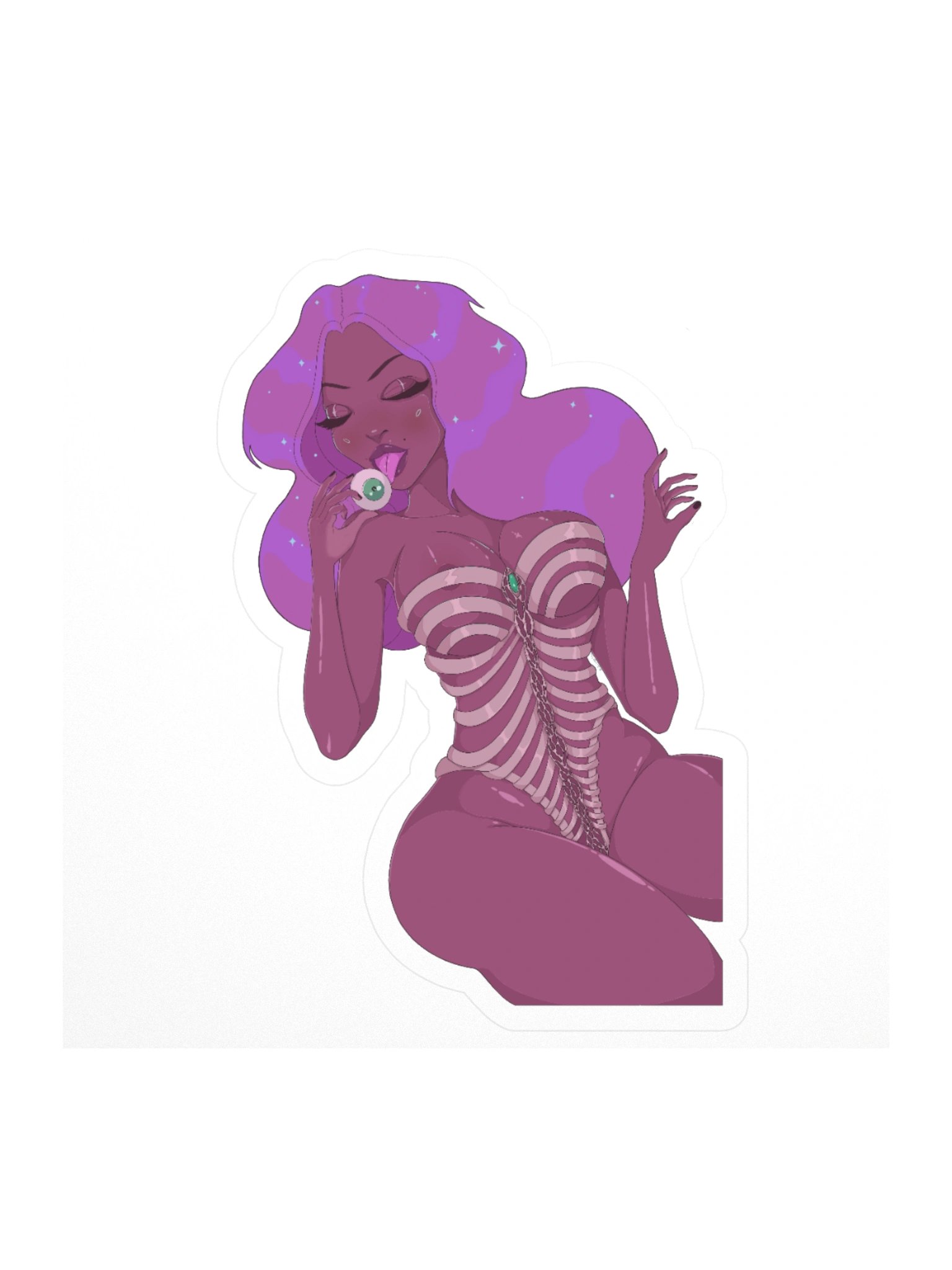 'What's Left of Him' Kiss-Cut Sticker product image (1)