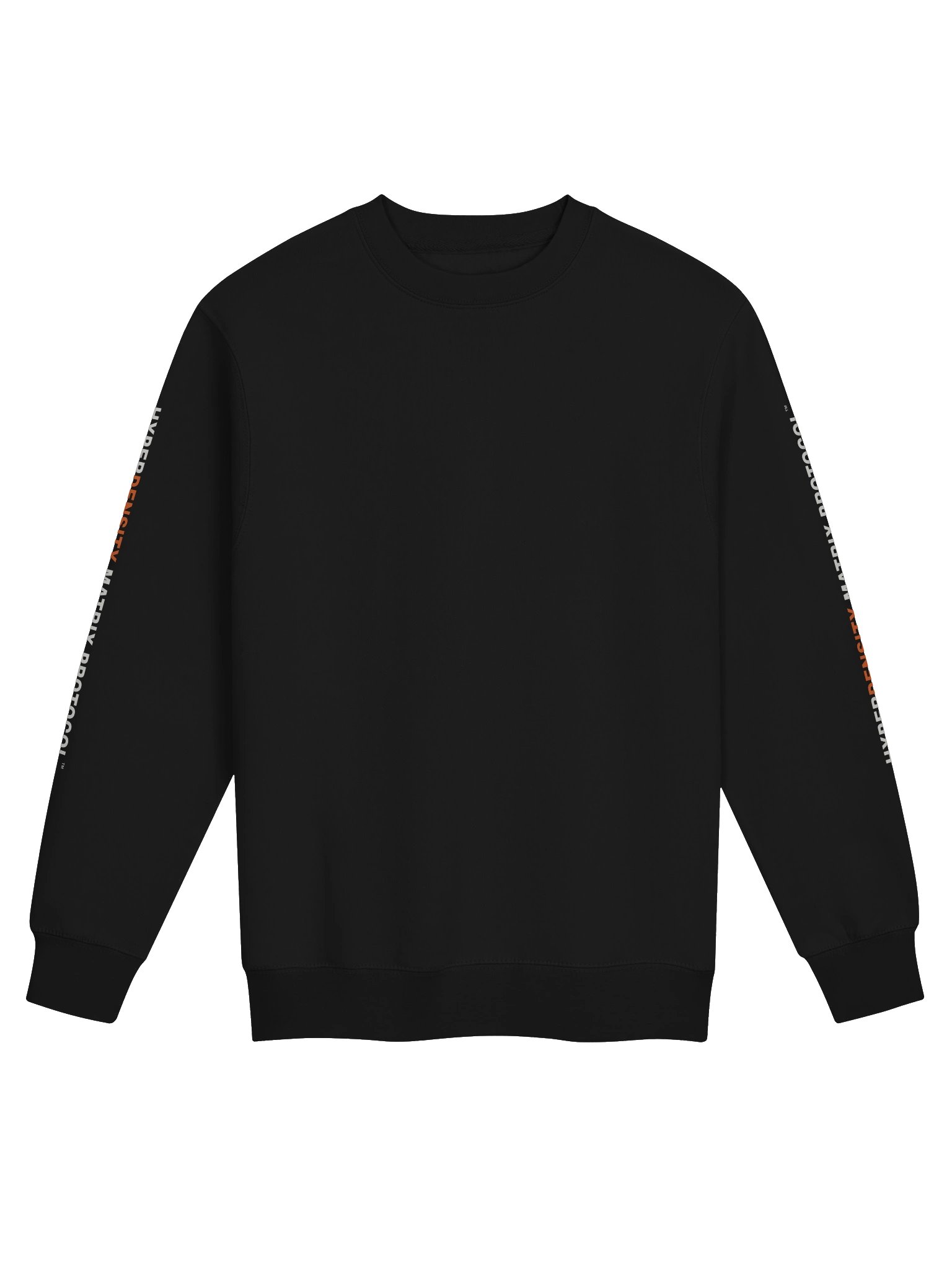 Hyperdensity Matrix Protocol™ Sleeve Logo Crewneck (Orange) product image (1)