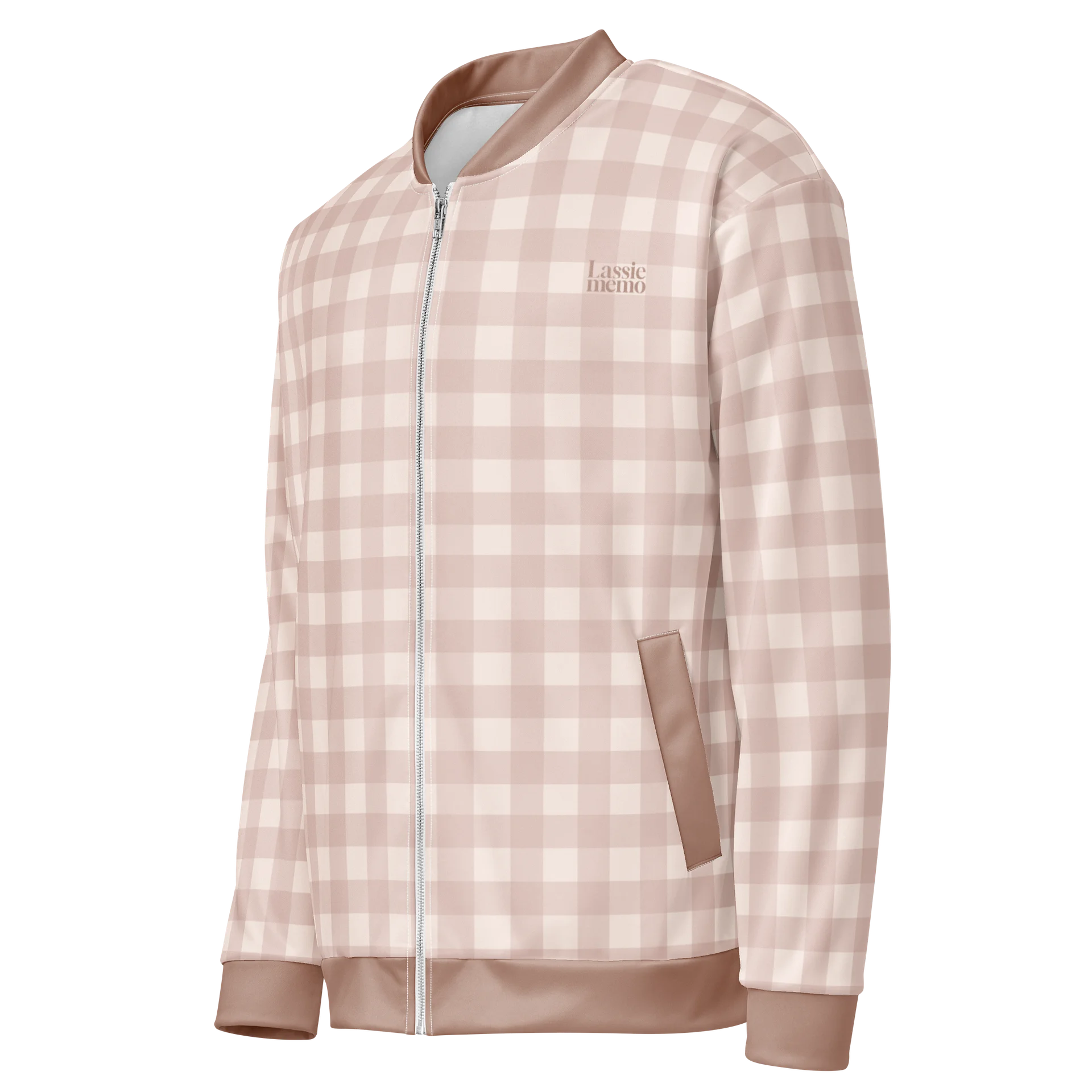 Lassie Memo Gingham Bomber Jacket Hazel product image (3)