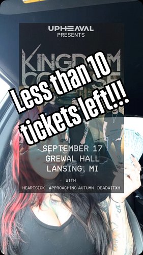 You have less than 24 hours to snag one of the last few tickets we have to catch us haunt @grewalhall with @approachingautumn...