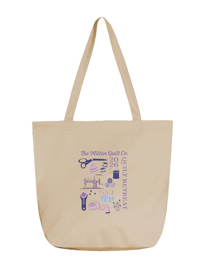 Canvas Bag — 2026 Quilt Retreat (Design 1) product image (5)