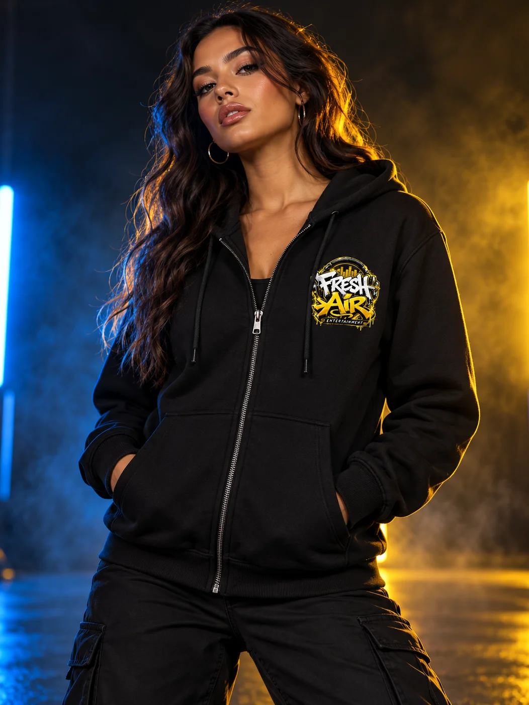Fresh Air Entertainment Zip Up Hoodie product image (1)