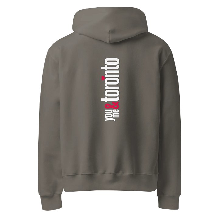 Modern Urban Connection Hoodie | You Me & Toronto Graphic | Bella+Canvas Supersoft Fleece product image (2)