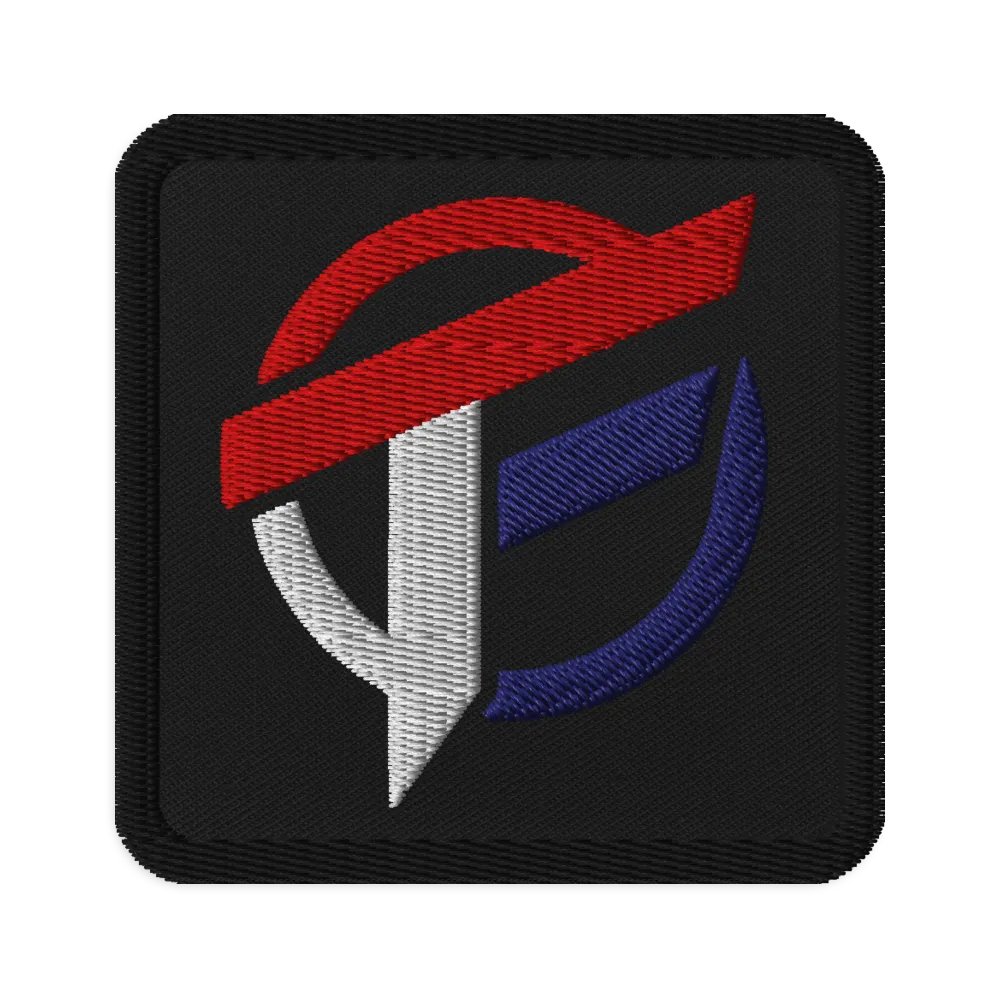 TopFrag™ Embroidered Patch (BRW) Square product image (1)