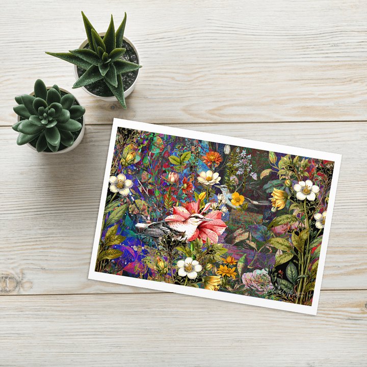 Garden of Colorful Secrets by Edward Martin Card product image (2)