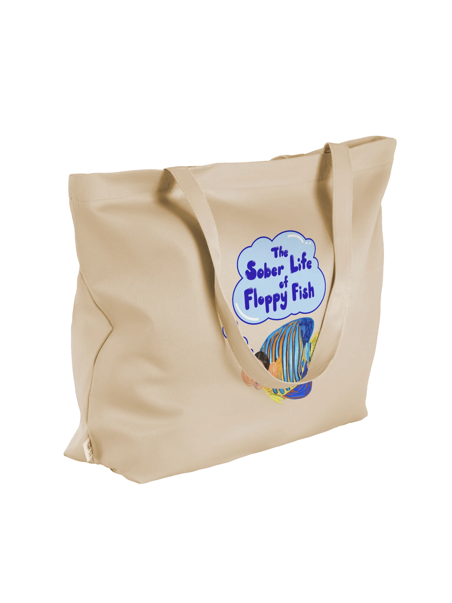Sober Floppy Fish Tote Bag product image (4)