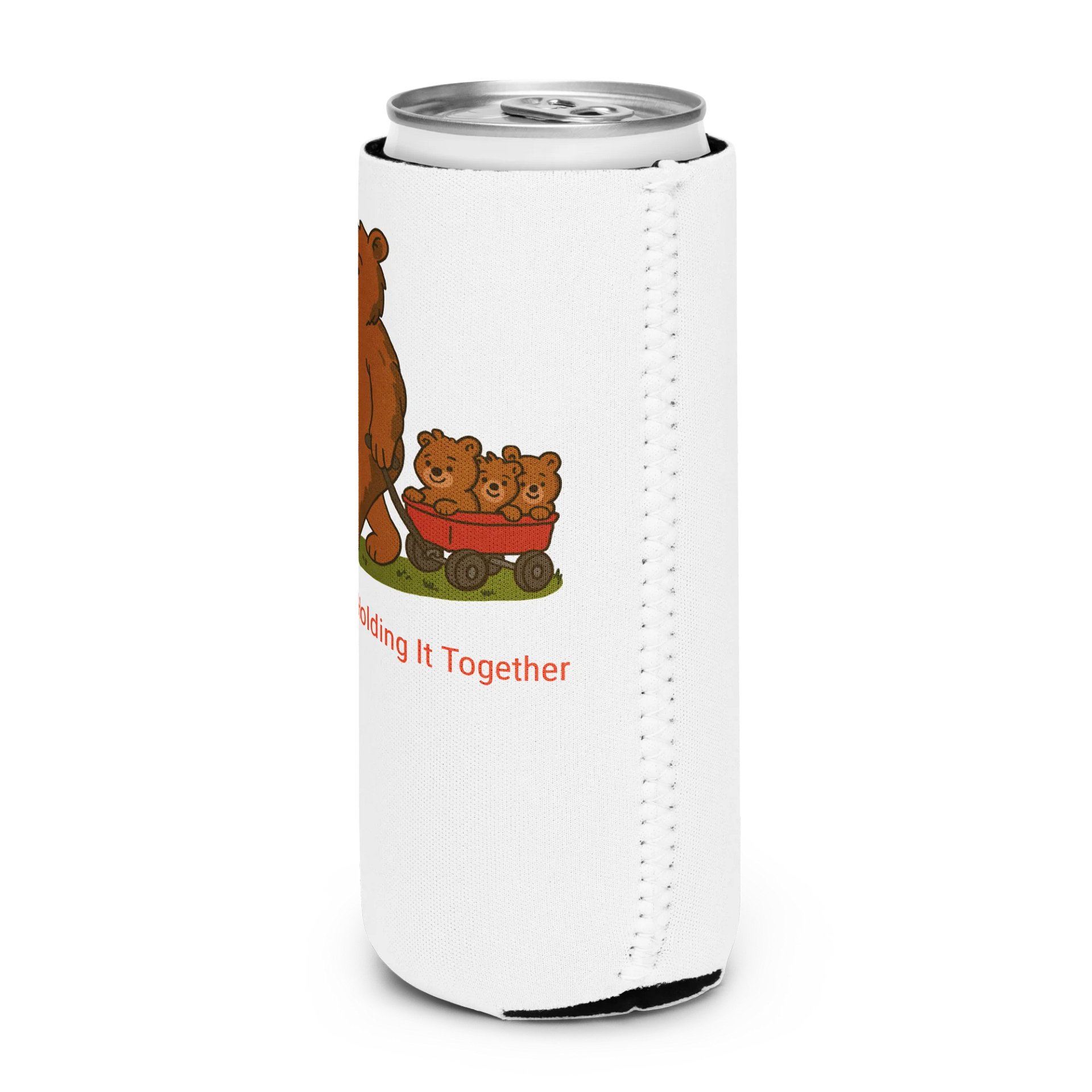 Bearly Holding It Together Can Coozie (Slim/Regular) product image (2)
