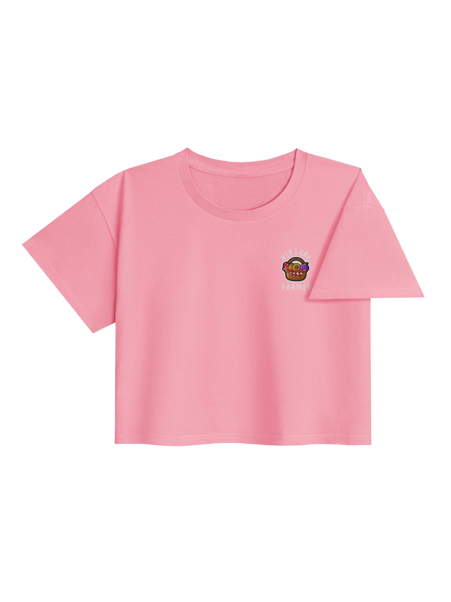 Virtual Farmer Crop Top - White Text product image (4)
