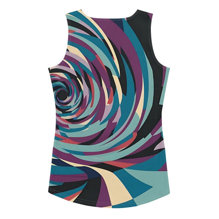 Abstract Lithographic Pattern Design Tank Top - V5 product image (2)