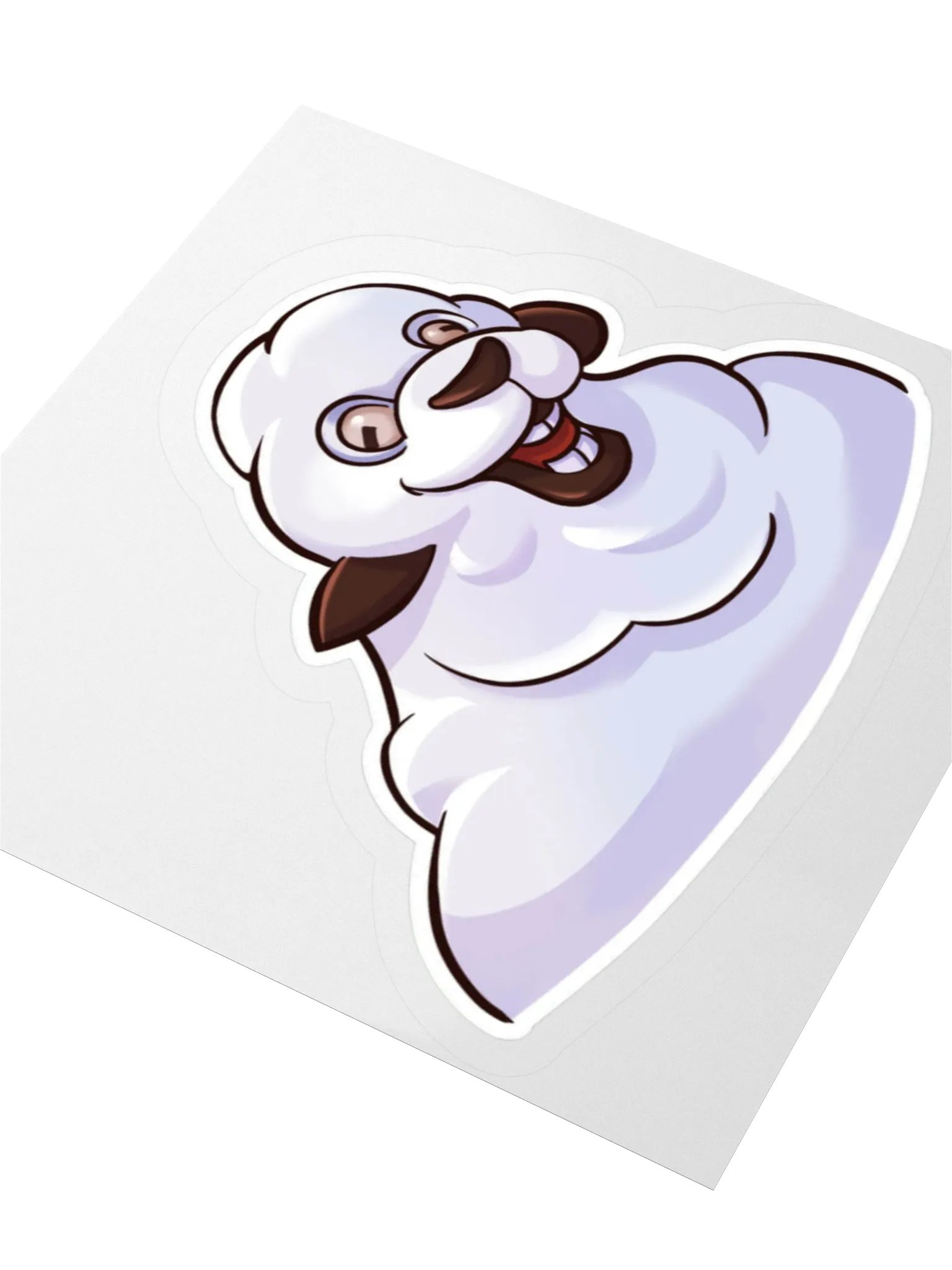 Fluffy Sheep Kiss Cut Stickers product image (3)