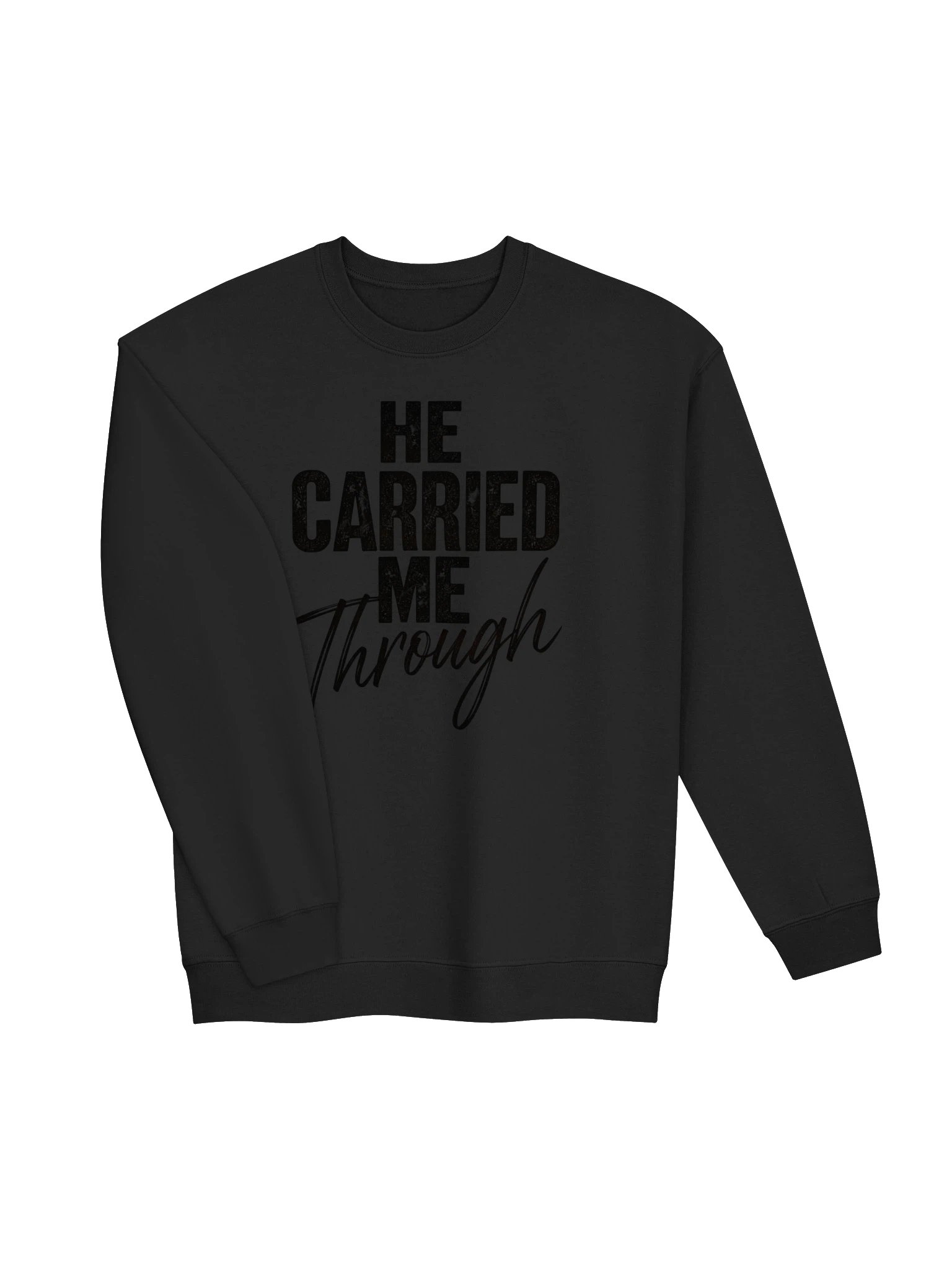 Joshua Clark He Carried Me Through Crewneck Sweatshirt product image (7)