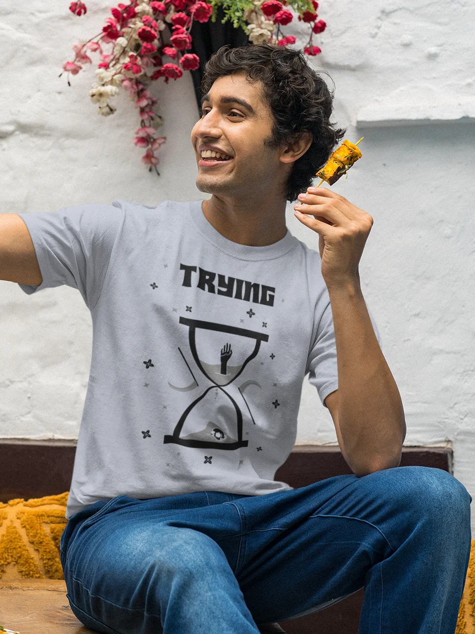 Trying Times supersoft unisex t-shirt product image (1)
