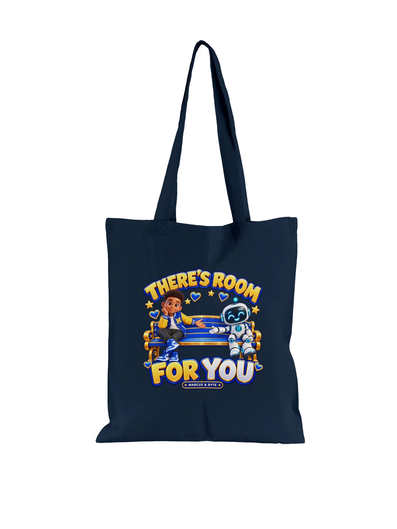 There’s Room for You Cotton Tote Bag | Marcus & Byte product image (5)