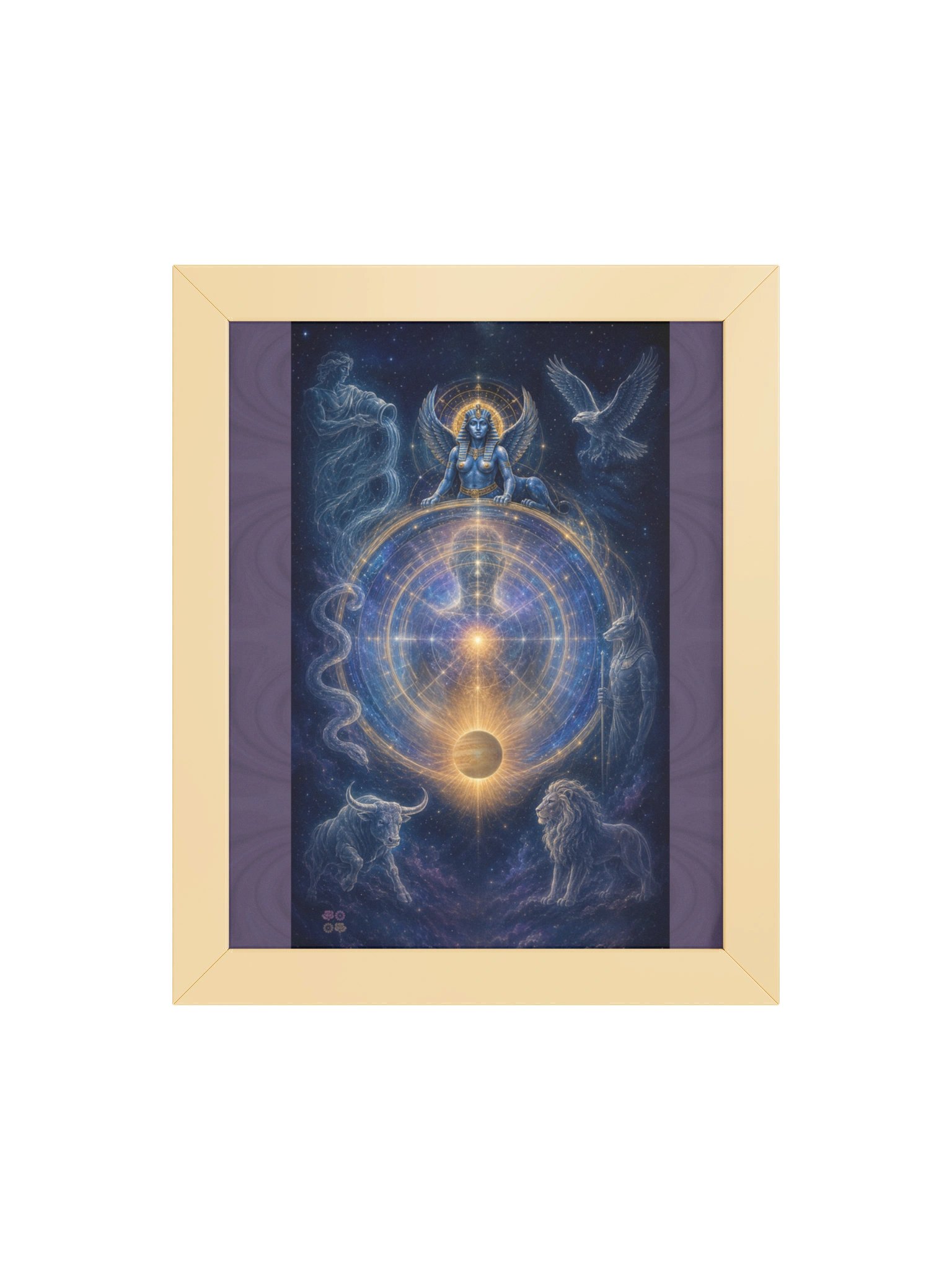 10 Wheel of Fortune Tarot Art Framed Poster product image (4)