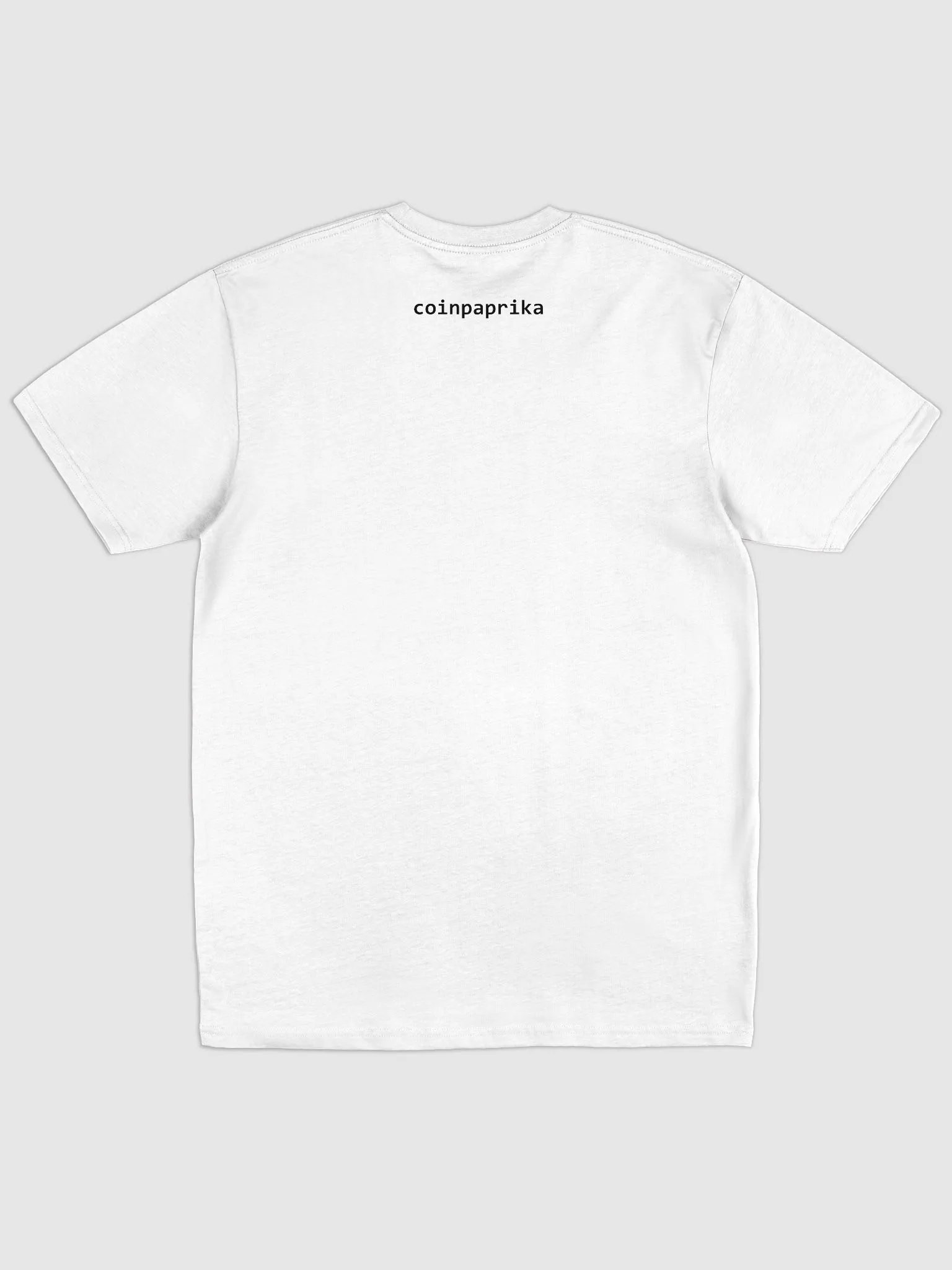 White coinpaprika t-shirt product image (2)