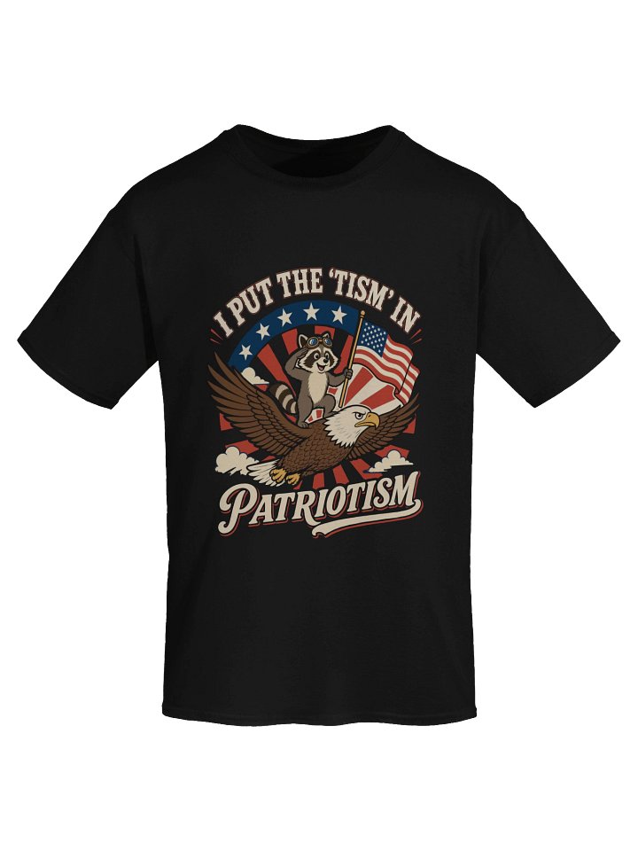 I Put The Tism In Patriotism – Vintage Patriotic Shirt product image (2)