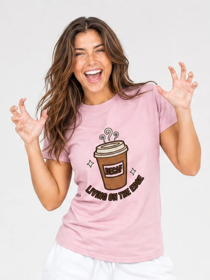 Decaf Living on the Edge Graphic T-Shirt product image (1)