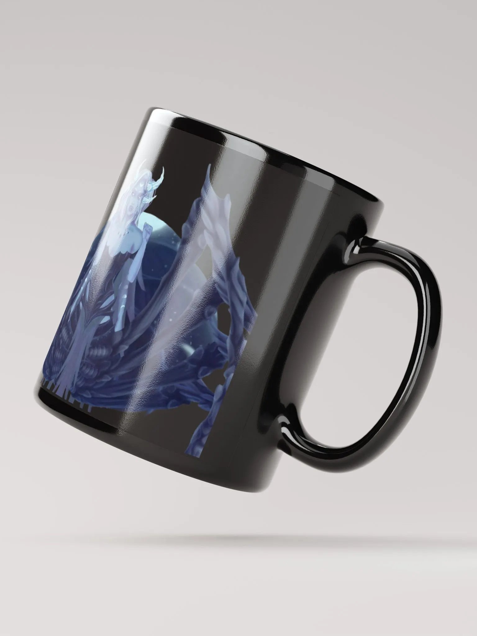 Ithiliel Model Black Glossy Mug product image (4)