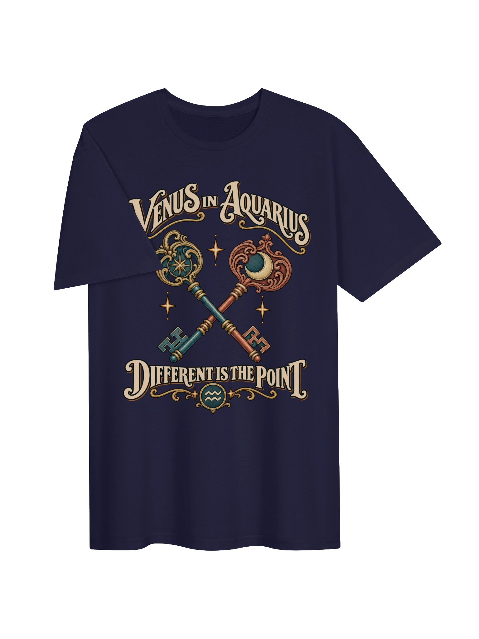 Venus in Aquarius Different Is the Point Tee product image (3)
