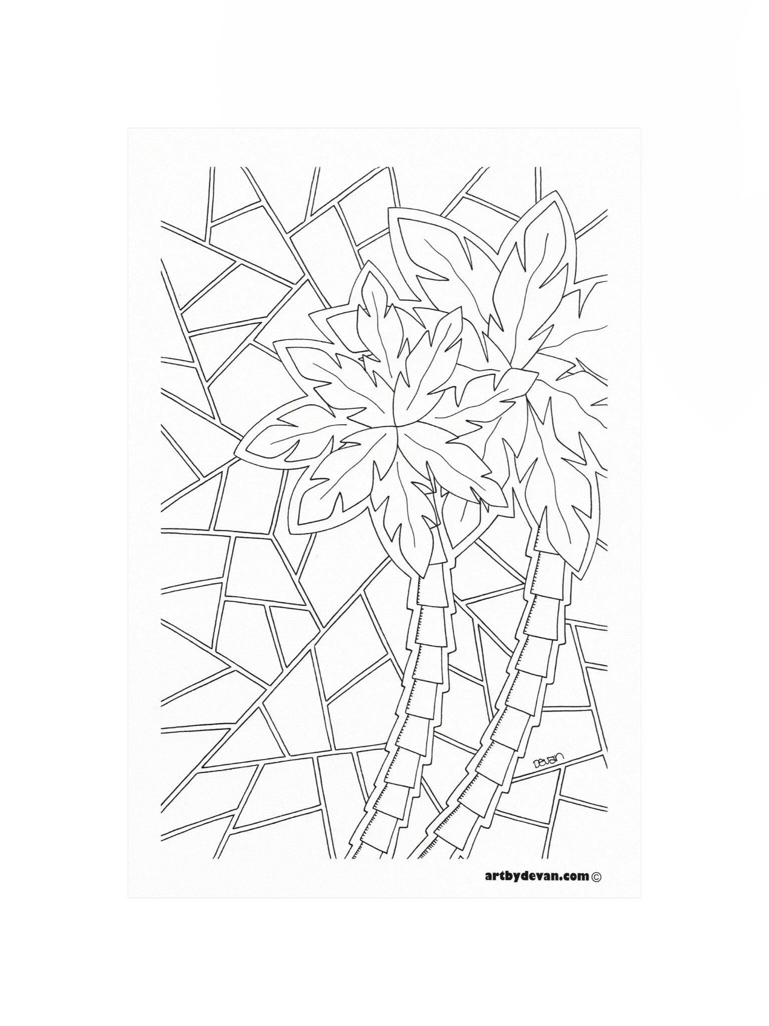 Color Your Own Art: Broken Sky product image (4)