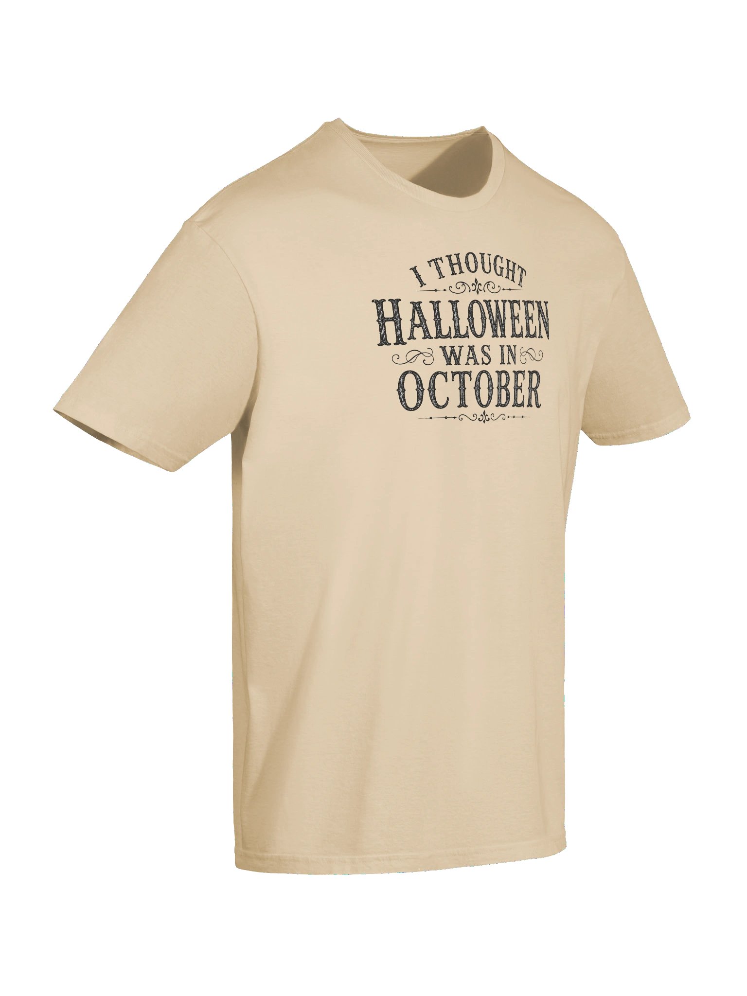 I THOUGHT HALLOWEEN WAS IN OCTOBER, Unisex Cotton Softstyle T-Shirt product image (26)