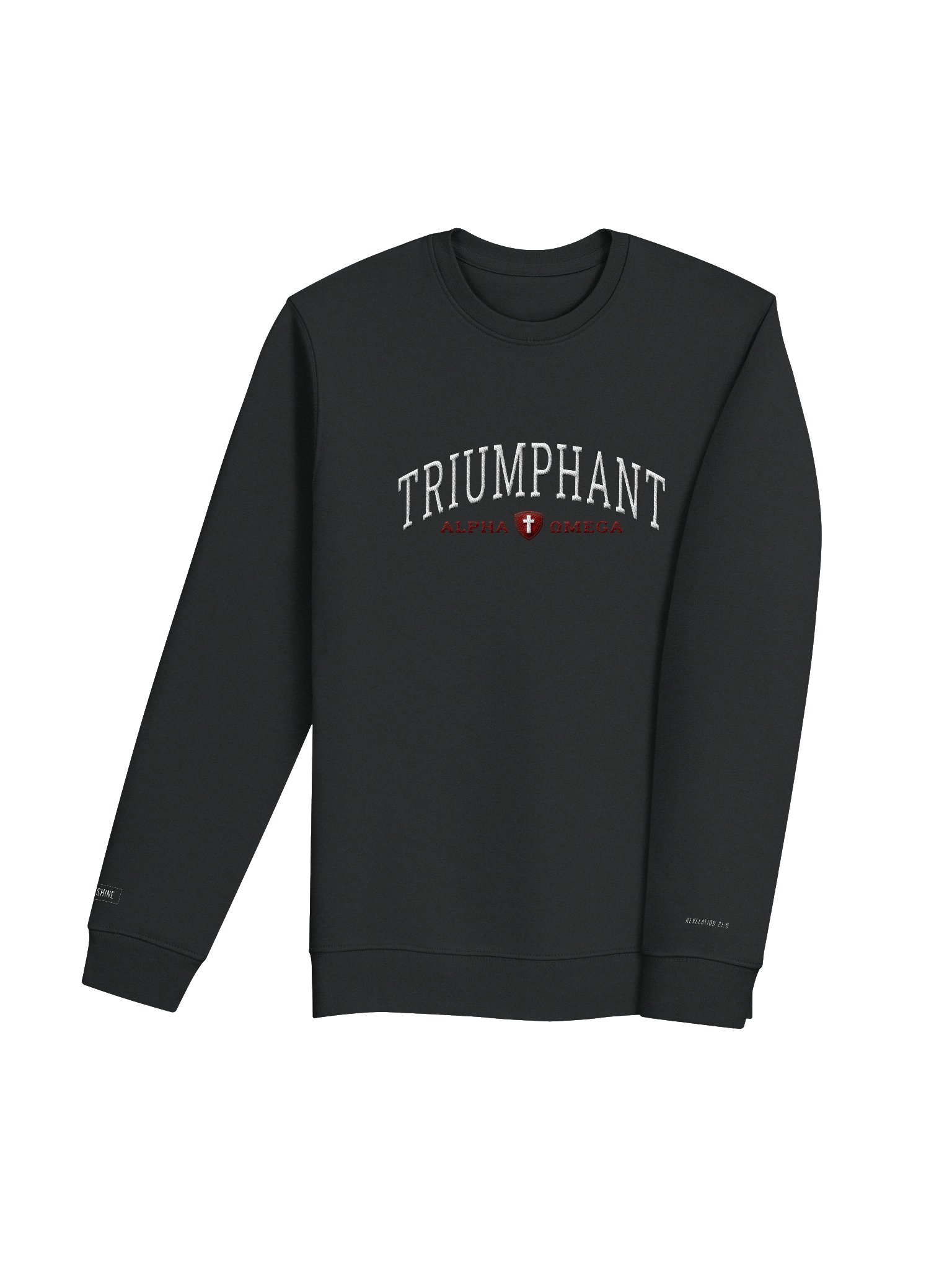 TRIUMPHANT - Embroidered Crewneck BLACK product image (4)