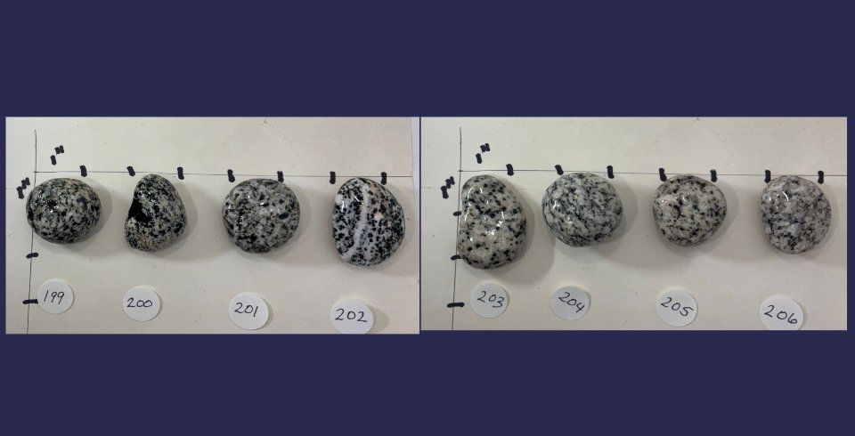 Lake Superior rock cabinet knobs blacks,greys,white,beige product image (7)
