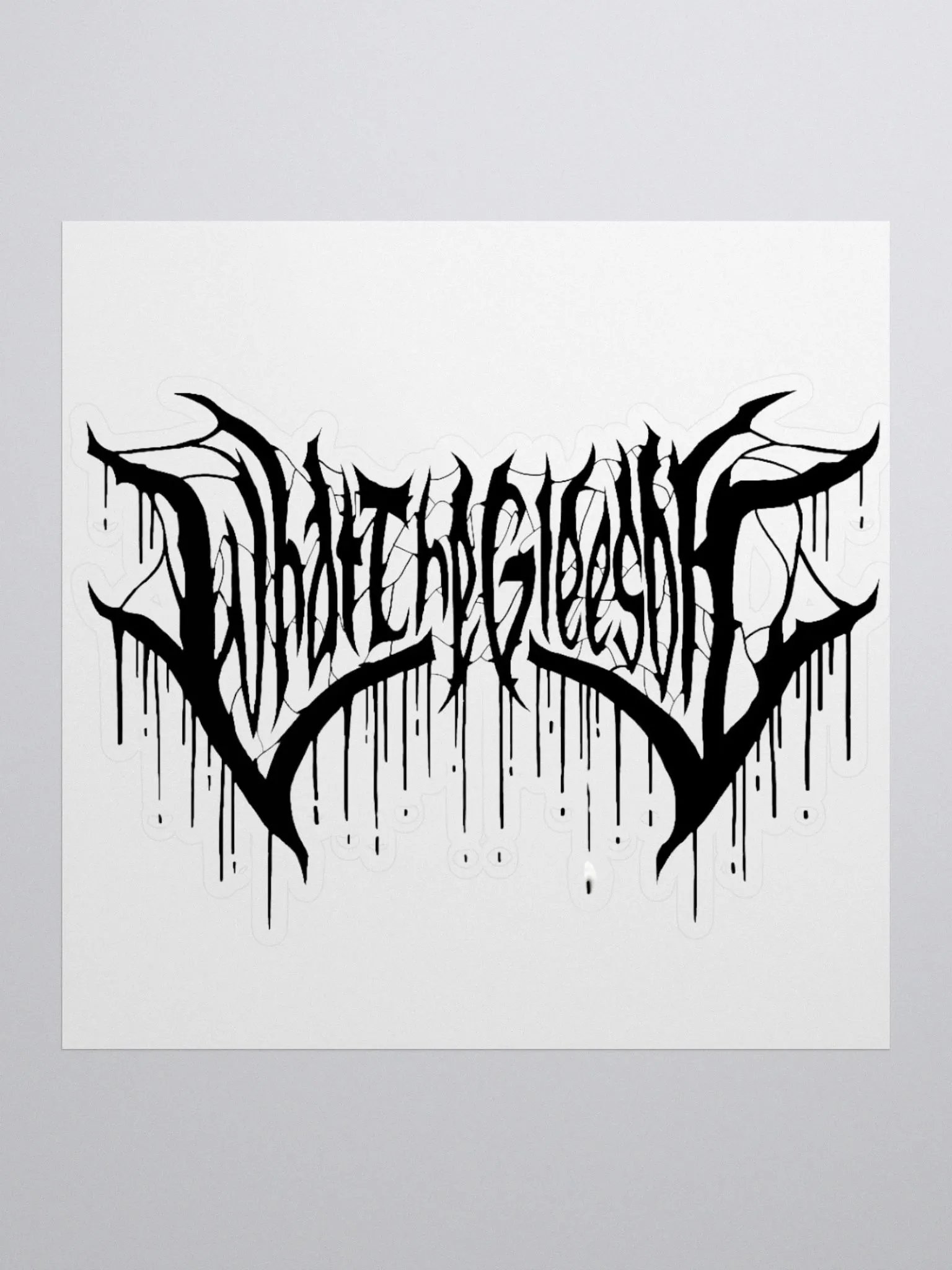 WhatTheGleeson Death Metal Sticker product image (1)