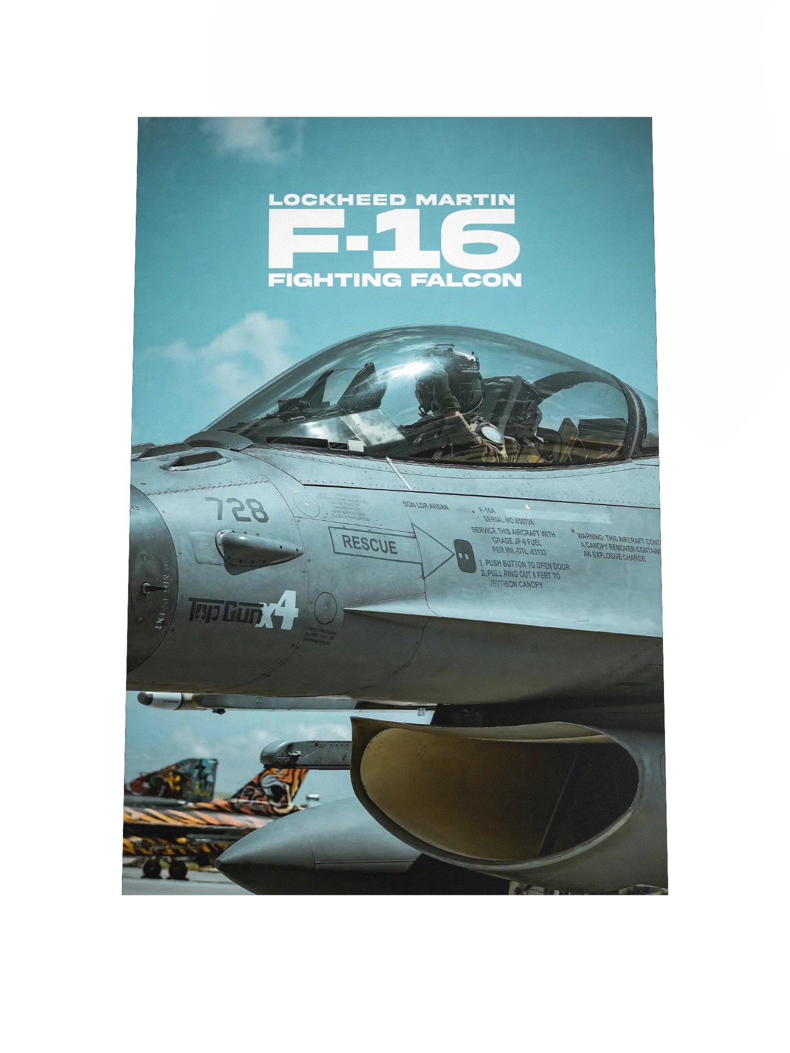 F-16 Fighting Falcon Fighter Jet Poster product image (3)