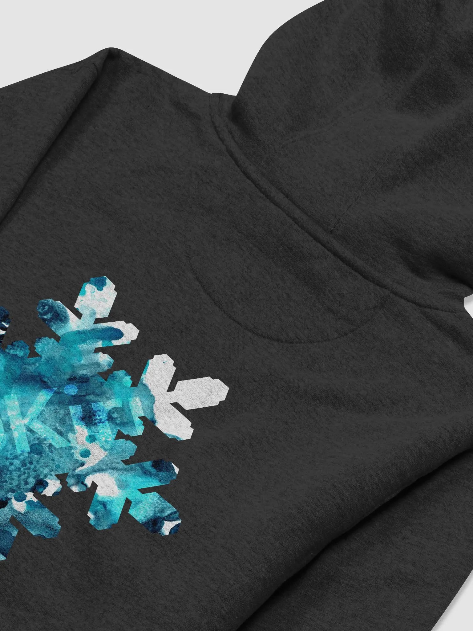 Blue Snowflake Hoodie product image (3)