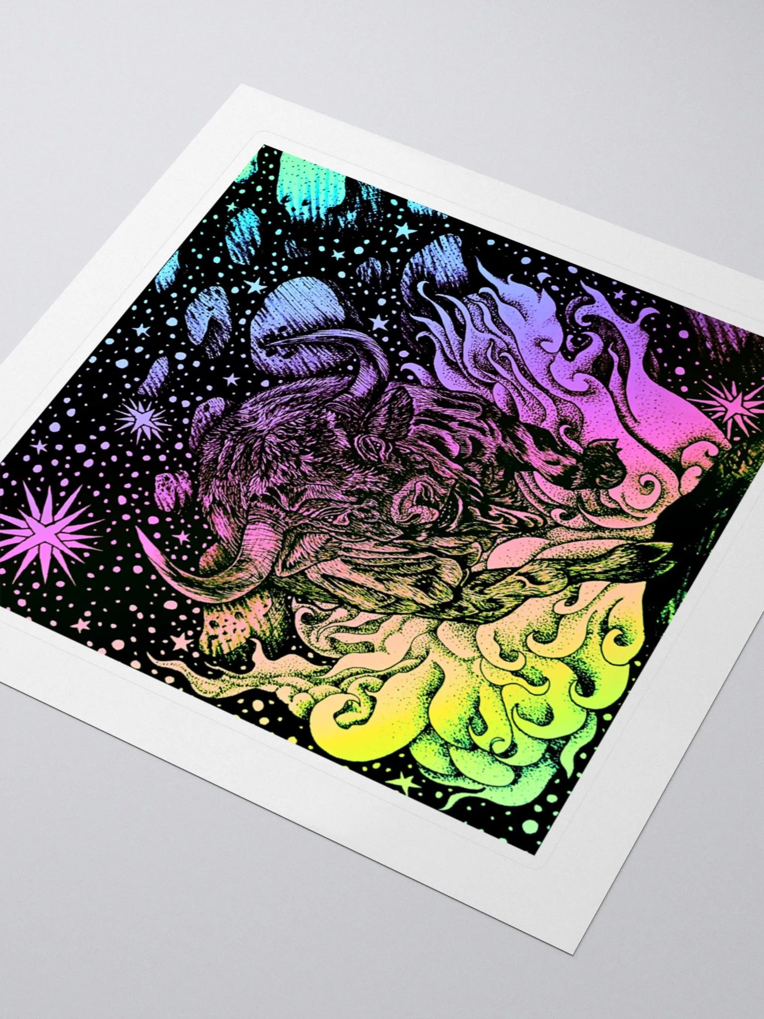 Limited Edition Taurus Zodiac Kiss Cut Stickers product image (3)