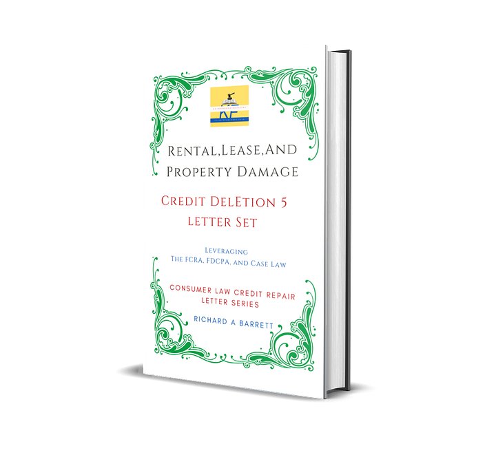 Rental, Lease, And Property Damage Credit Deletion 5 Letters Set product image (1)