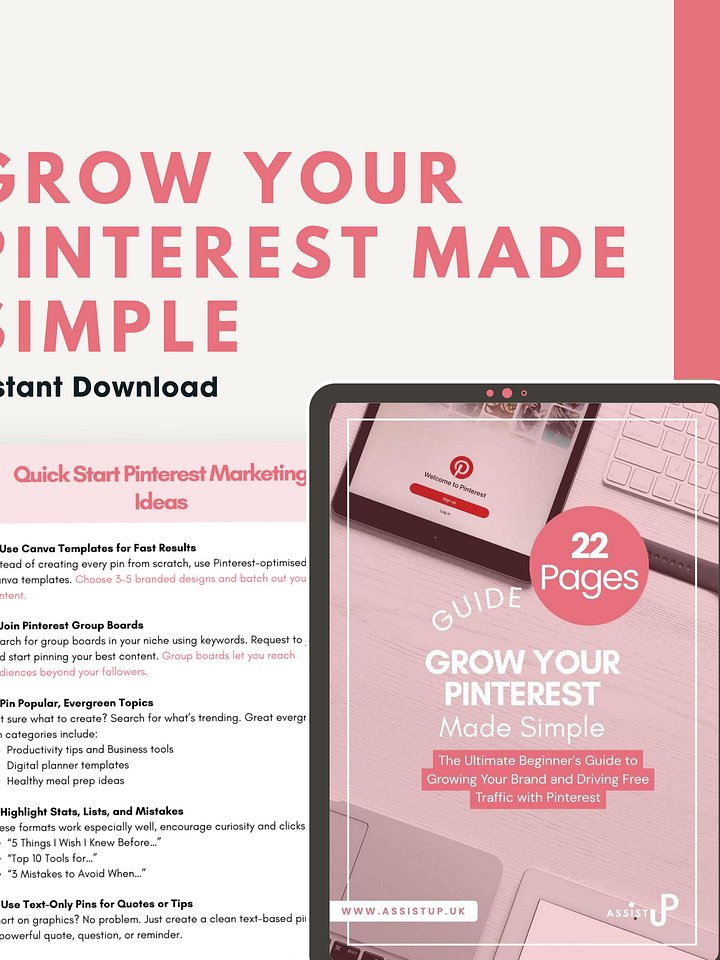 Grow your Pinterest made simple product image (2)