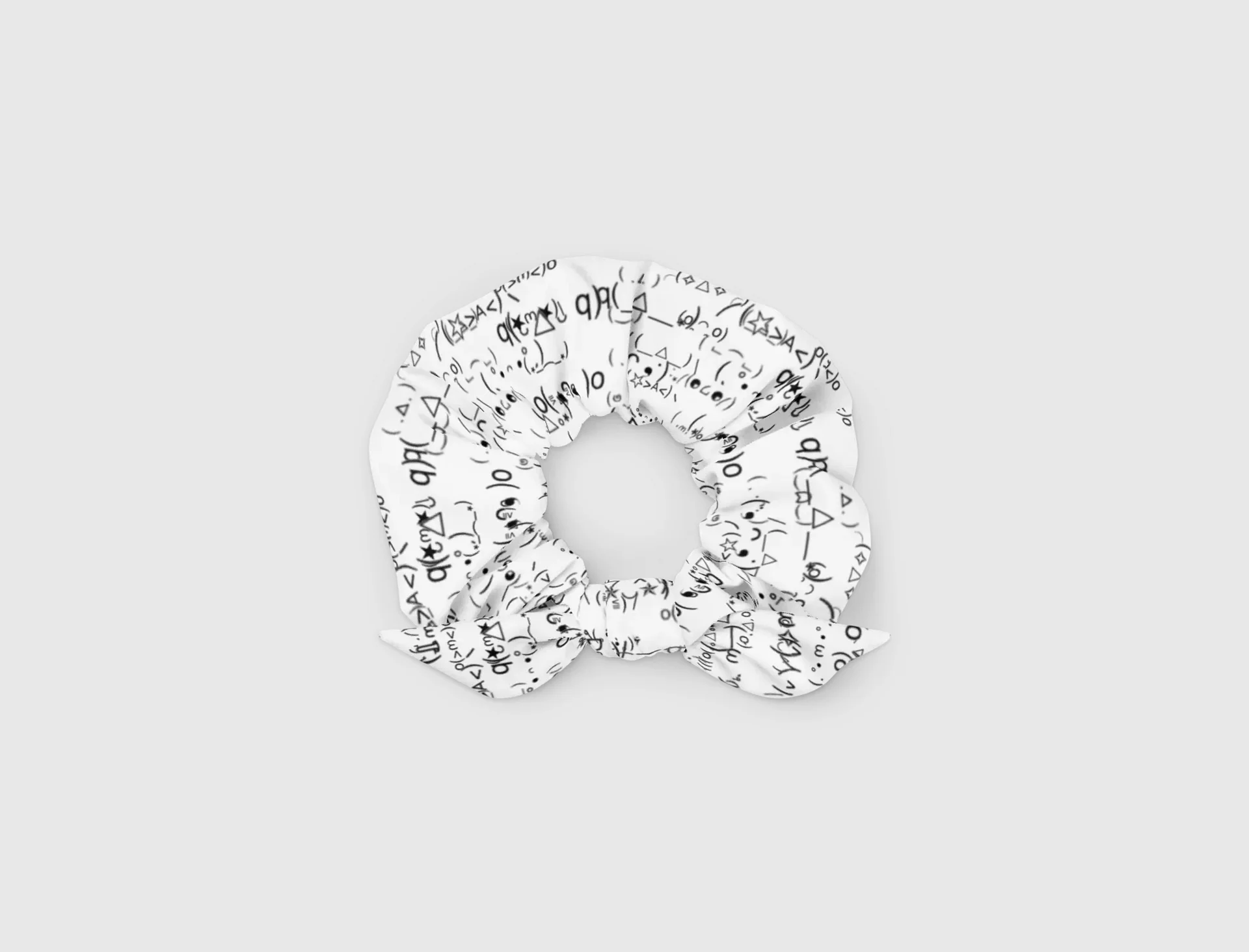 kaomoji scrunchie product image (1)