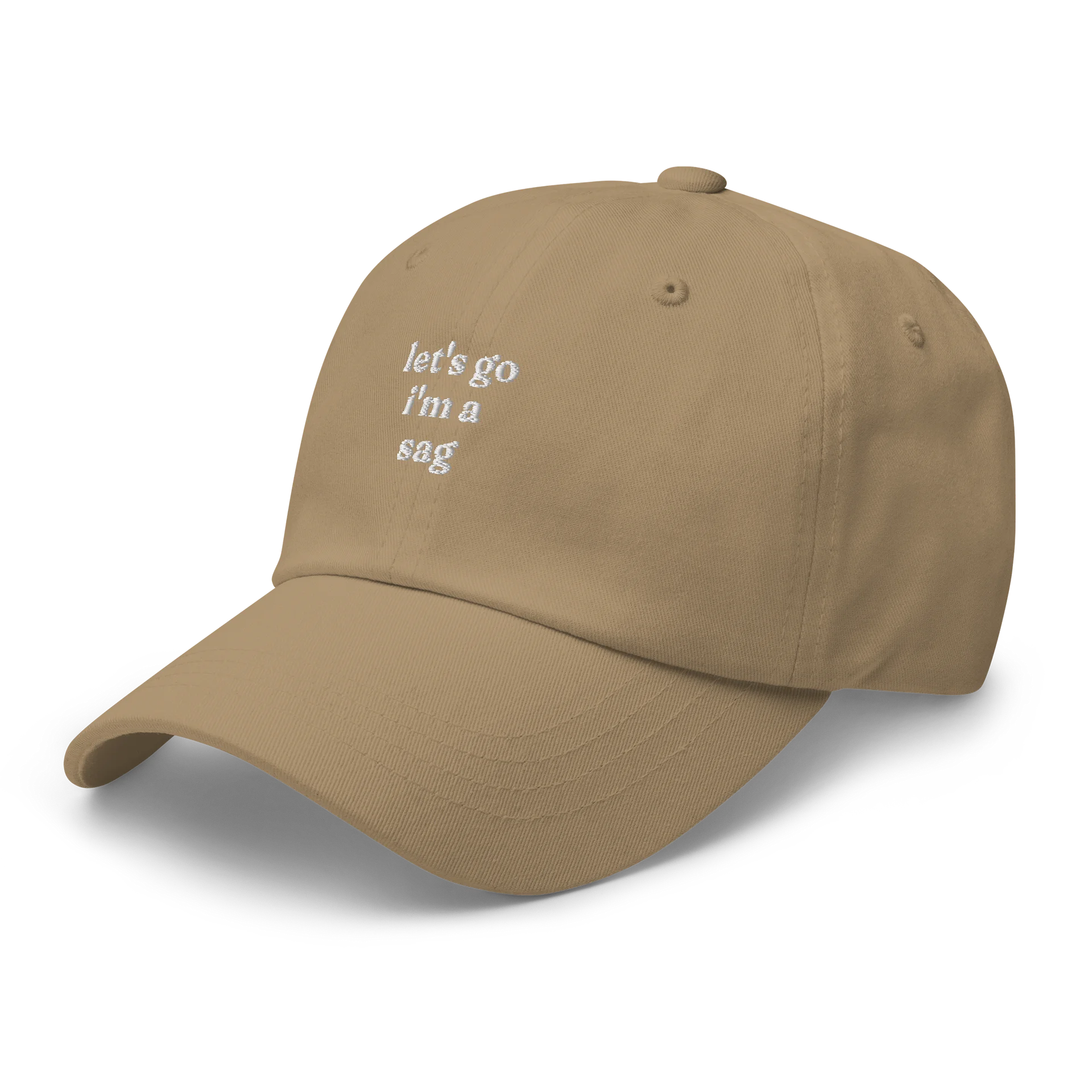 let's go sag embroidered cap product image (5)