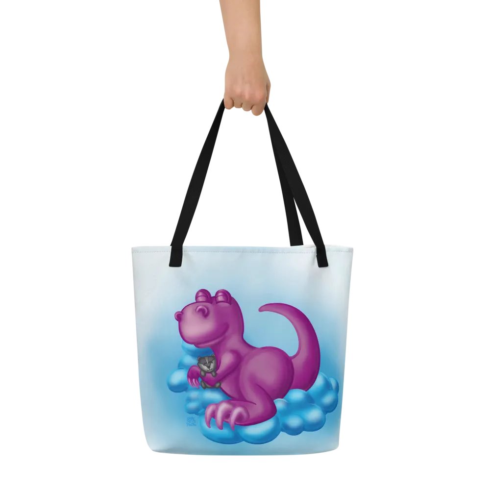 Sleepy Dino Tote product image (6)