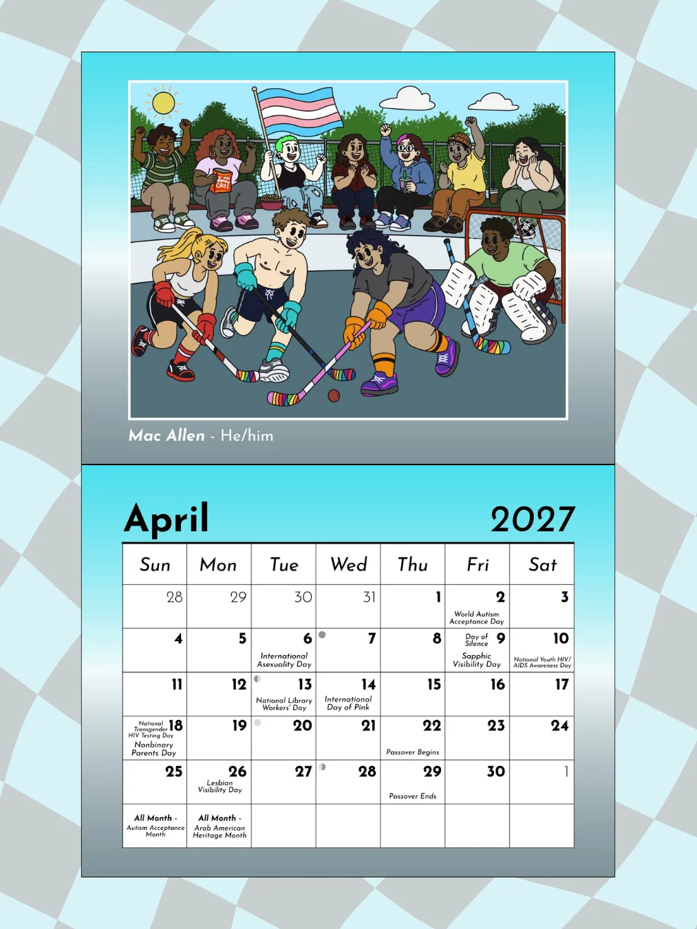 2027 2SLGBTQIA+ Calendar product image (2)