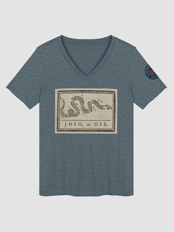 Womens V-neck "Join or Die" Tee product image (1)