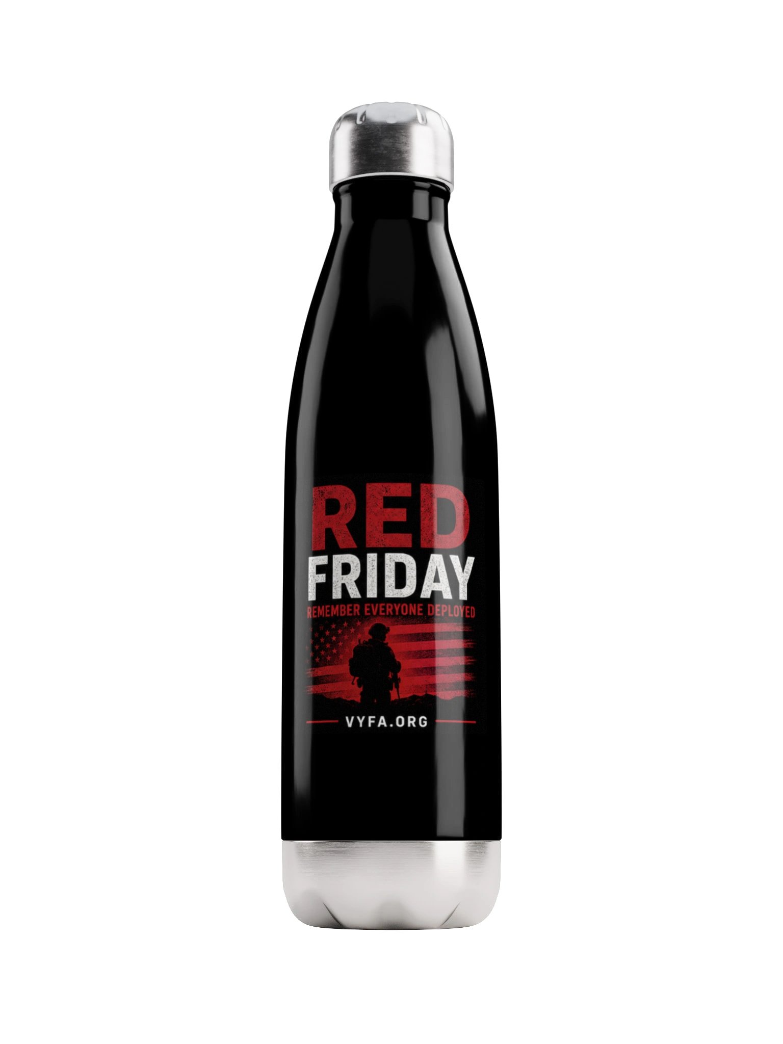 BOLD RED FRIDAY — Remember Everyone Deployed 17oz Bottle product image (2)
