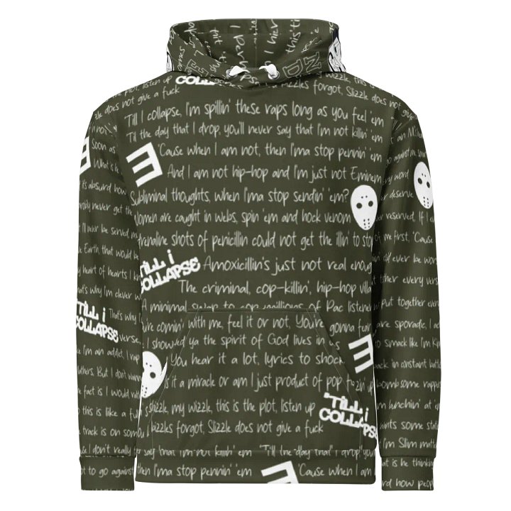'Till I Collapse - Eminem - MILITARY GREEN - Unisex Hoodie product image (2)